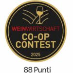 Riconoscimento Gutturnio Julius: Medaglia WeinWirtschaft Co-op Contest 2025, 88 punti. Vino superiore DOC, premio qualità.