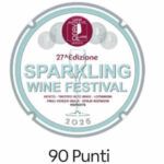 Riconoscimento Perlage: 90 punti allo Sparkling Wine Festival 2025. Spumante metodo classico brut premiato.