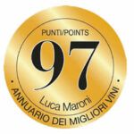 Riconoscimento Luca Maroni 97 punti per Malvasia Colli Piacentini. Premio annuale migliori vini italiani.