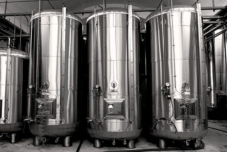 cisterne della cantina di cantina valtidone