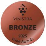 Riconoscimento Bronzo Vinistra 2025 per Venus Colli Piacentini Malvasia DOC spumante dolce. Premio di qualità per vino italiano.