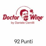 Riconoscimento Doctor Wine 92 punti per Arvange Spumante Metodo Classico Pas Dosé. Daniele Cernilli premia l'eccellenza.