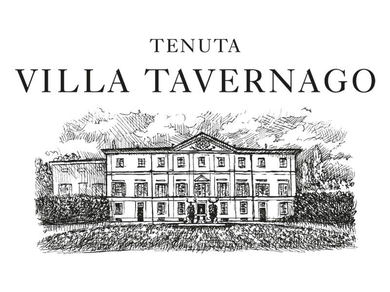 logo-villa-tavernago-cantina-valtidone Logo Villa Tavernago: disegno in bianco e nero di una villa storica con la scritta Tenuta Villa Tavernago.