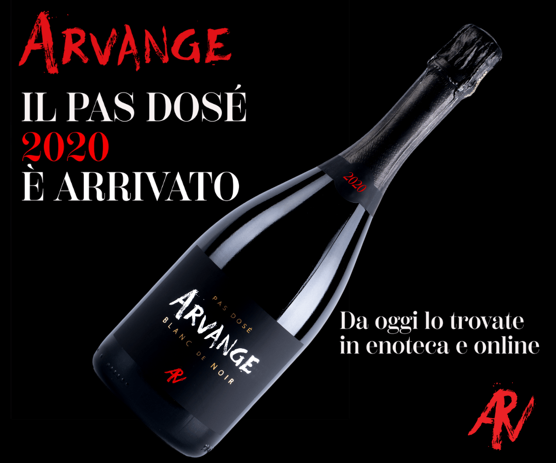 Bottiglia Arvange Pas Dosé 2020. Vino spumante Blanc de Noir. Acquista online o in enoteca.